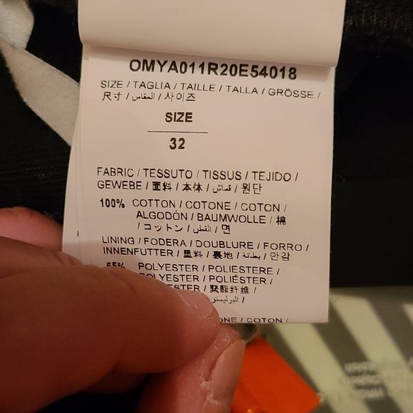 OFF-WHITE jeans - diagonal back leg - Picture 10 of 16